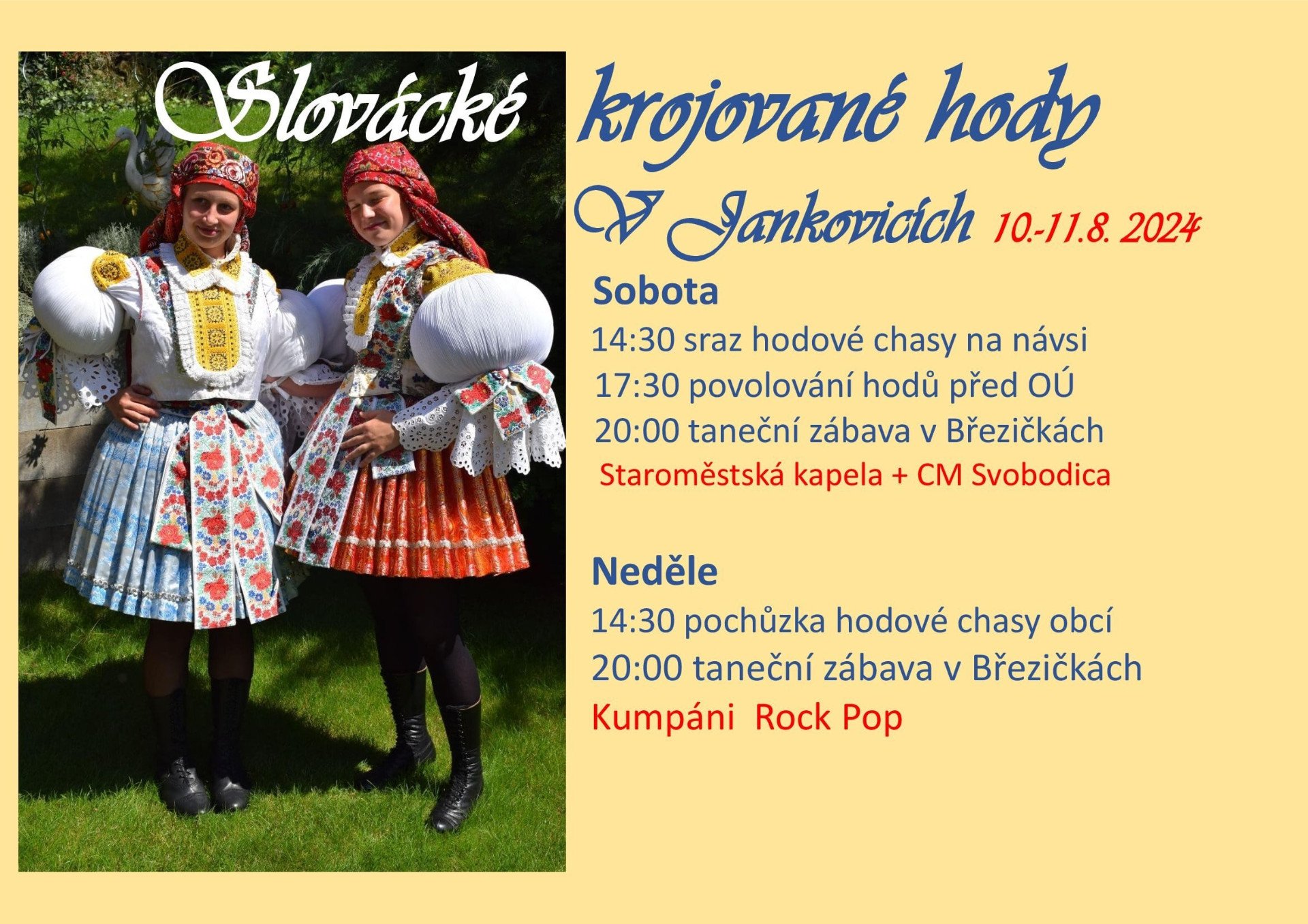 Hody Jankovice 10.8.-11.8.2024